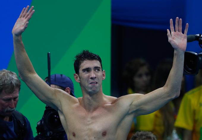 Michael Phelps ima že 28 medalj z olimpijskih iger, v Riu si jih je priplaval šest. | Foto: Getty Images