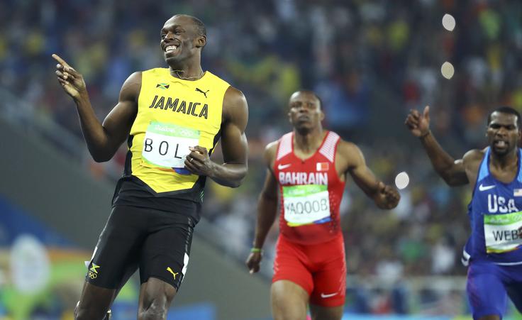 USain Bolt polfinale 200 m Rio Usain Bolt je blestel že v polfinalu. | Foto: Reuters