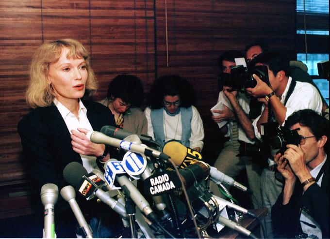 Mia Farrow leta 1993 | Foto: Reuters