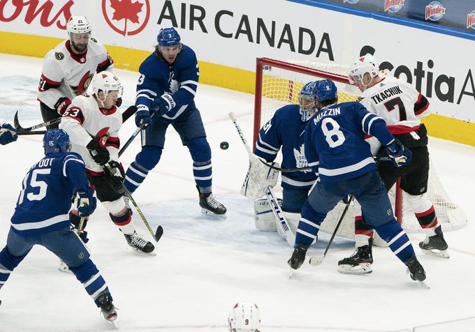 Na tekmi med Torontom in Ottawo je padlo kar deset zadetkov.  | Foto: Guliverimage/Vladimir Fedorenko
