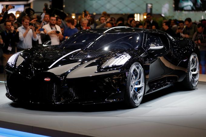 Bugatti la voiture noire je nov najdražji avtomobil na svetu. Ta edini primerek so prodali za 16,5 milijona evrov. | Foto: Reuters