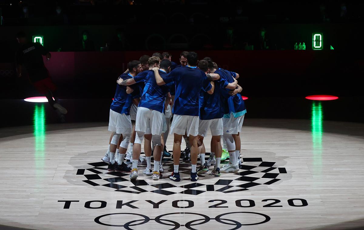 Slovenska košarkarska reprezentanca | Slovenski košarkarji so na olimpijskih igrah po Argentini, Japonski in Španiji vzeli mero še Nemčiji! | Foto Reuters