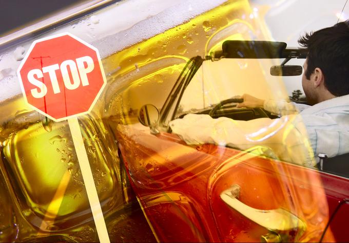 Vožnja pod vplivom alkohola: policija je lani sankcionirala devet tisoč voznikov in zasegla tri tisoč vozil. | Foto: Thinkstock