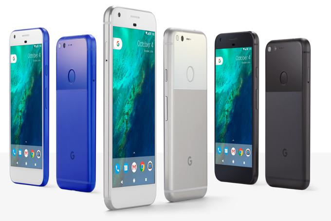 Pametna telefona Google Pixel in Pixel XL v različnih barvah, ki so kupcem na voljo ob začetku prodaje. | Foto: Google