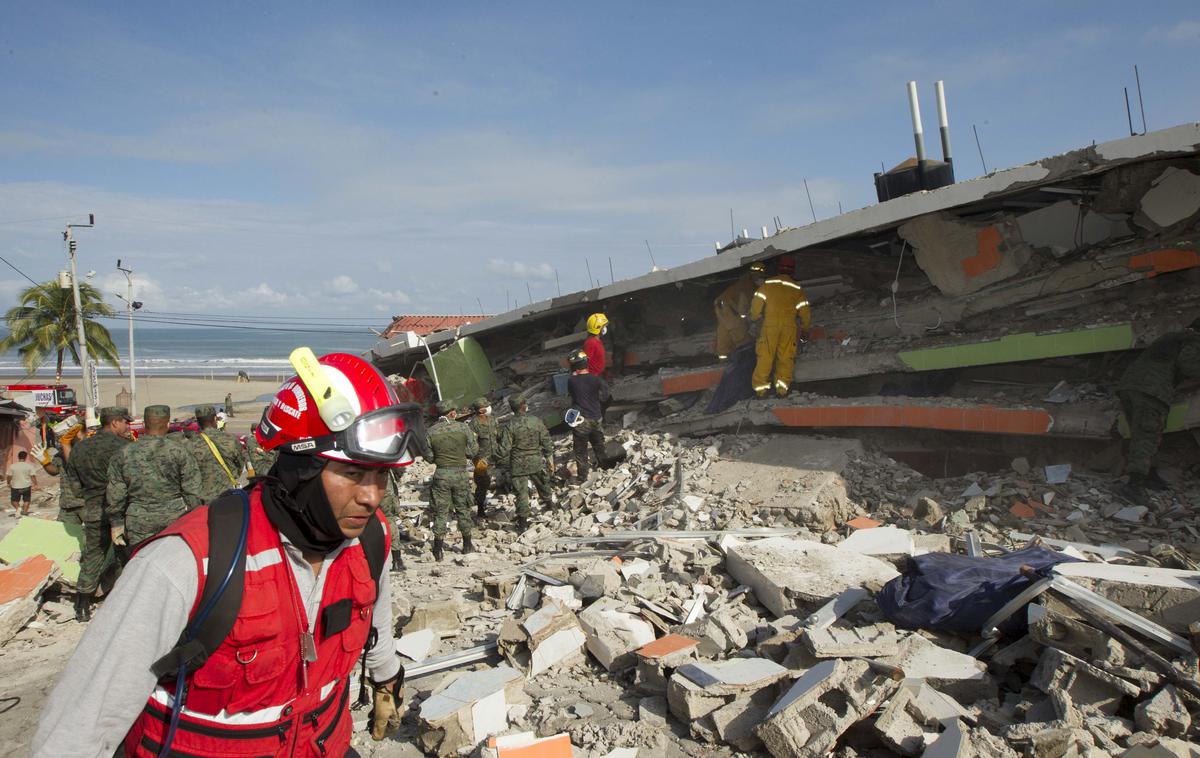 Potres Ekvador | Posledice potresa v Ekvadorju leta 2016 | Foto Reuters