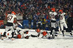 Cincinnati Bengals v snežnem metežu izločil Buffalo, 49ers v drugi zaporedni konferenčni finale