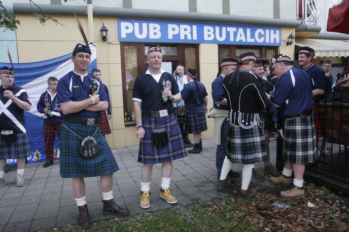 Škotski navijači Celje | Foto Vid Ponikvar