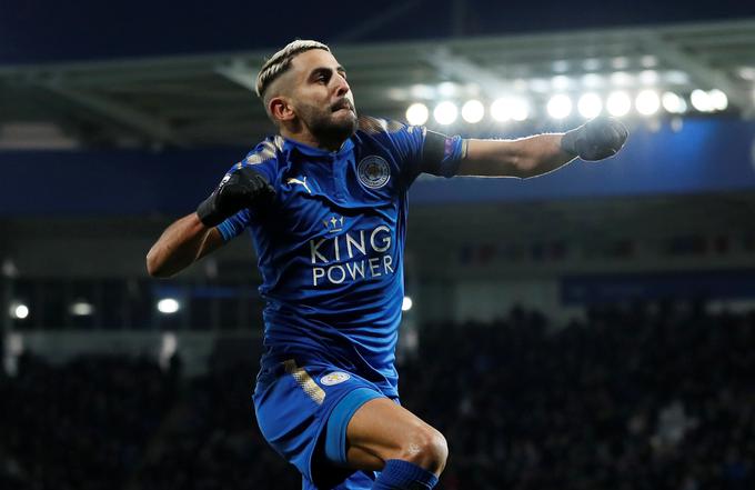 Ko je Leicester City leta 2016 postal prvak, je bil Alžirec izbran za najboljšega igralca v ligi. | Foto: Reuters