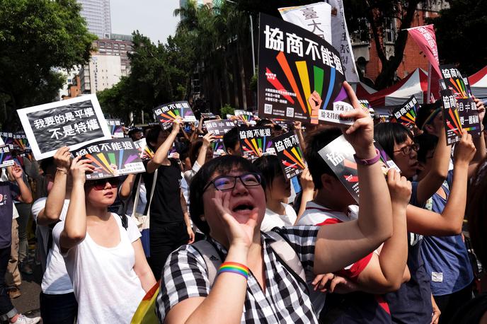 Tajvan | Tajvan je kot prva azijska država legaliziral istospolne poroke. | Foto Reuters