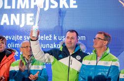 Prižgali slovensko olimpijsko baklo, ki bo obiskala osem slovenskih krajev
