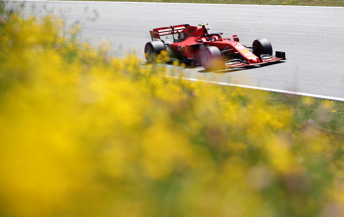 Charles Leclerc | Charles Leclerc je bil najhitrejši tudi na zadnjem treningu. | Foto Reuters