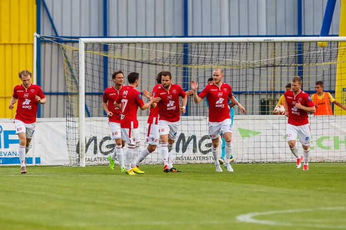Valur je v 2. krog kvalifikacij za ligo Europa namučil Domžale. Na dveh tekmah je dosegel tri zadetke, a obakrat izgubil. | Foto: Žiga Zupan/Sportida