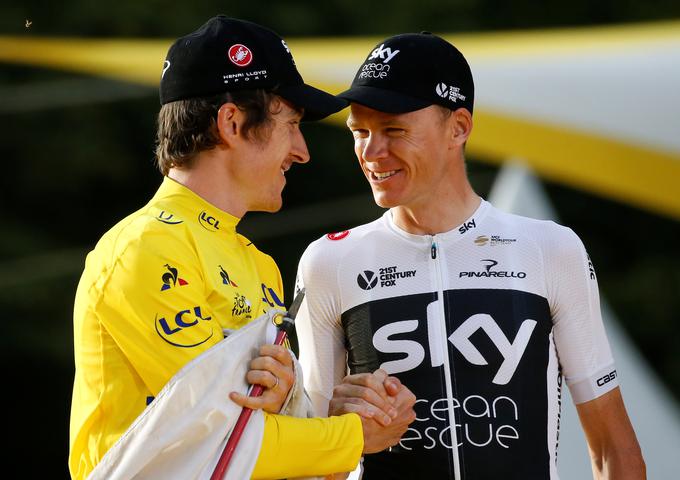 Zvezdnika kolesarstva Geraint Thomas in Chris Froome se pripravljata na Giro oziroma Vuelto. | Foto: Reuters