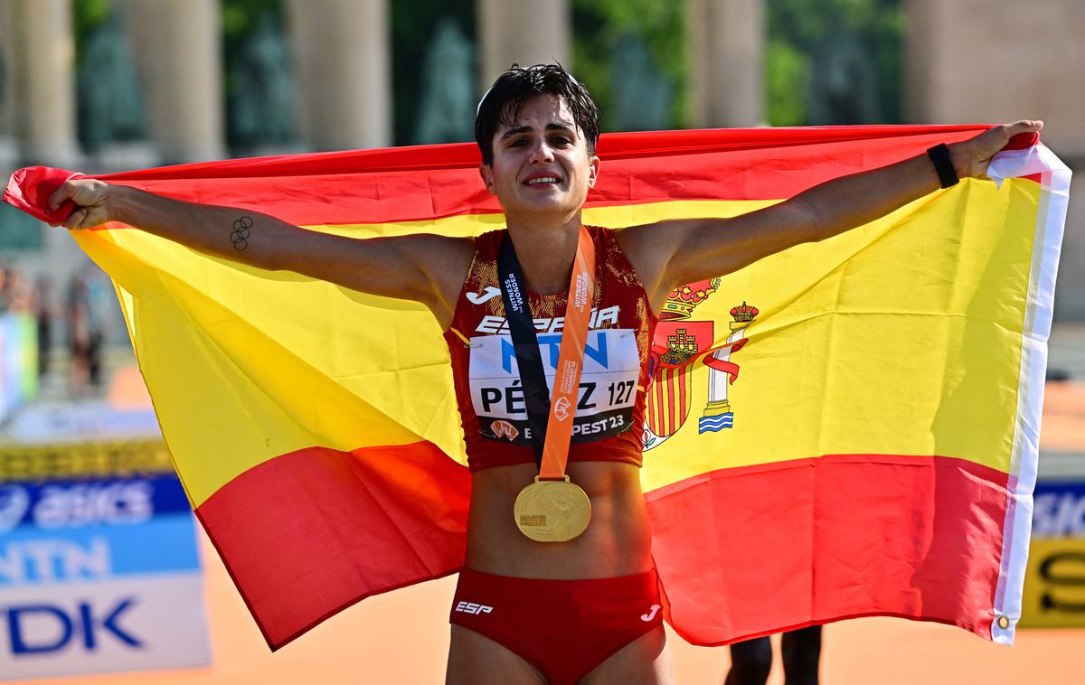 Maria Perez | Španka Maria Perez je nova svetovna prvakinja v hoji na 20 kilometrov. | Foto Reuters