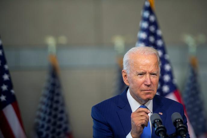 Joe Biden | "Mislim, da bodo volivci jasno povedali - ne bodo prenašali te zlorabe oblasti, te ustavne zlorabe," je v Philadelphii dejal Joe Biden. | Foto Reuters