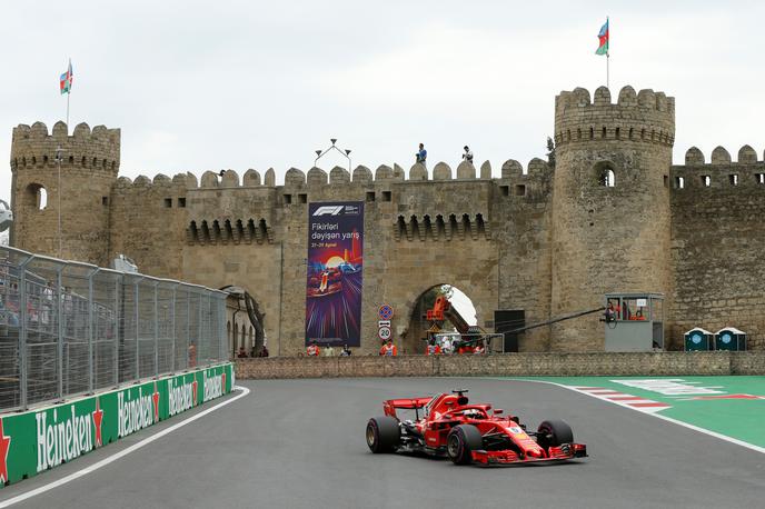 Sebastian Vettel Azerbajdzan | Foto Reuters