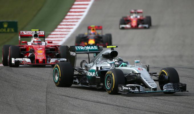 Nicu Rosbergu se začetek ni posrečil, a je bil zadovoljen z drugim mestom. Že konec prihodnjega tedna lahko postane prvak. | Foto: Reuters