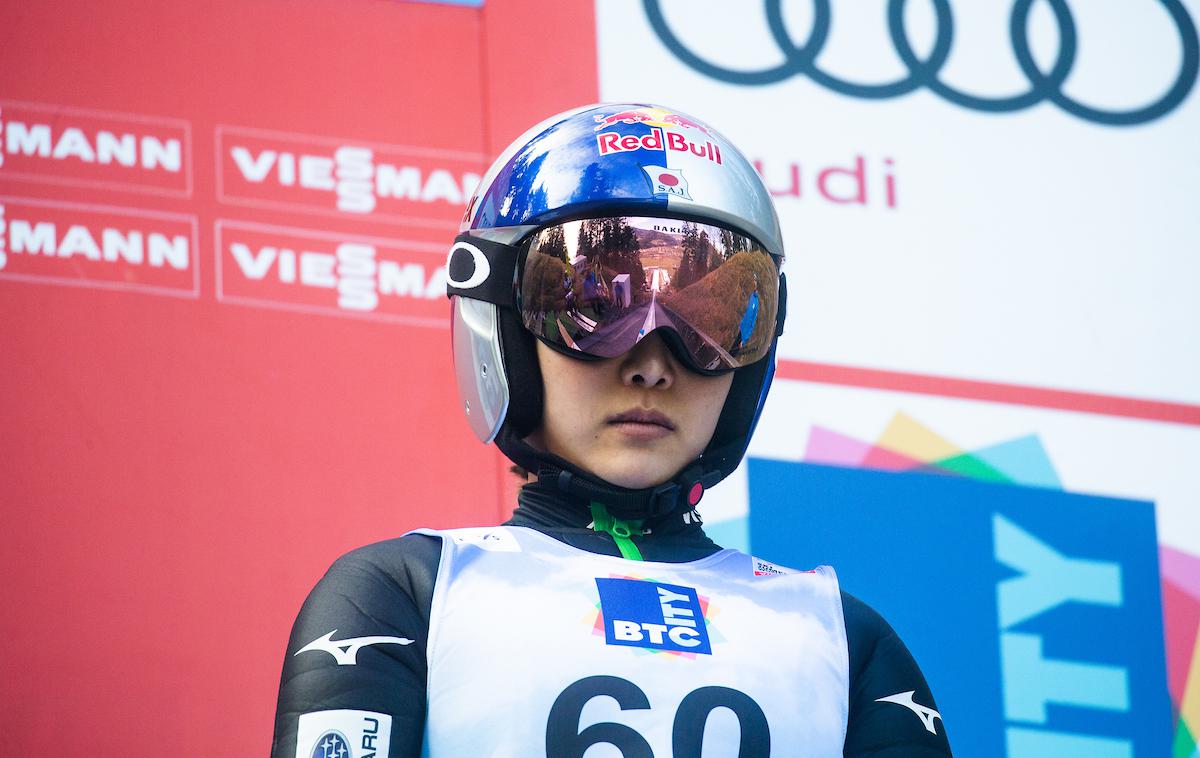 Sara Takanaši | Sara Takanaši je zmagovalka tekme celinskega pokala v Innsbrucku. | Foto Sportida