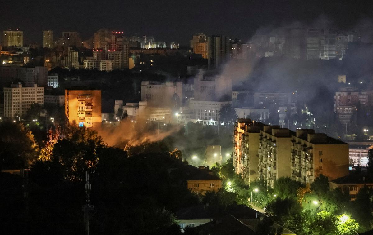 Kijev, napad, droni | Foto Reuters