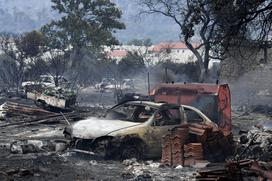 Posledice požara v Dalmaciji