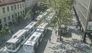 Novi avtobusi za čistejši zrak v Ljubljani (foto)
