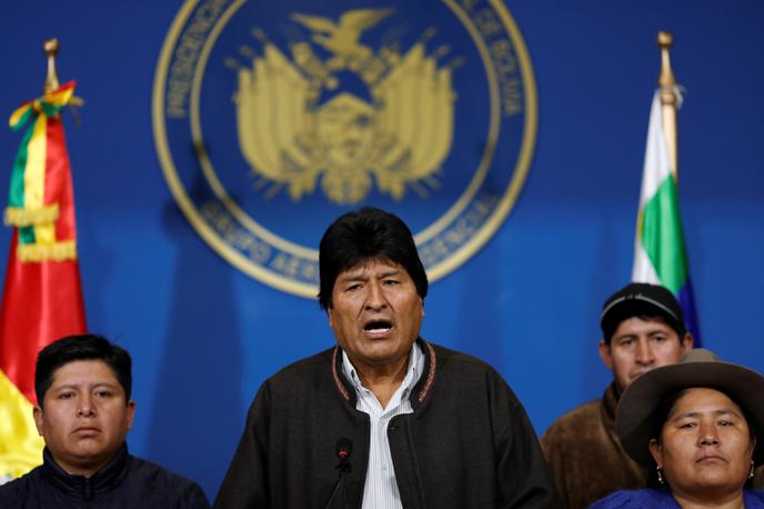 Evo Morales |  Moralesovi nasprotniki oporekajo njegovi zmagi v prvem krogu volitev. | Foto Reuters