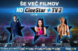 Novi program Cinestar TV 2 HD prinaša še več filmov