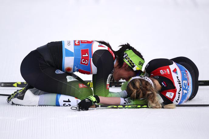 Katja Višnar, Anamarija Lampič | Katja Višnar in Anamarija Lampič sta postali svetovni podprvakinji v ekipnem šprintu. | Foto Reuters