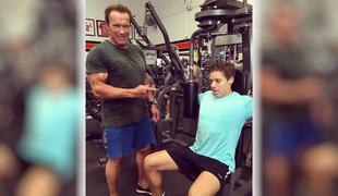 Schwarzenegger je tega sina dolgo skrival, zdaj pa je odkrito ponosen nanj