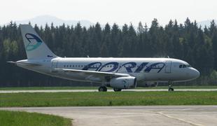 Adria Airways vse bliže dnu svetovne lestvice letalskih prevoznikov