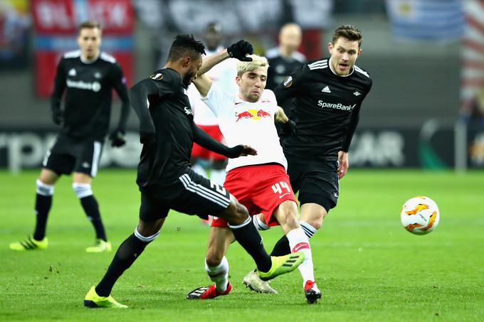 Rosenborg se je v prejšnji sezoni v skupinskem delu lige Europa meril tudi z RB Leipzigom, pri katerem nastopa Kevin Kampl. | Foto: Guliverimage/Getty Images