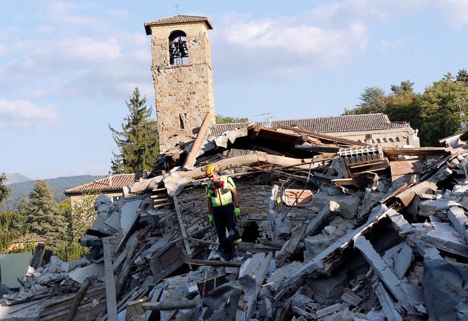 Potres Italija 24.8.2016 | Foto: Reuters