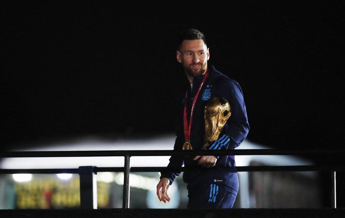 Argentina sprejem Katar 2022 Lionel Messi | Lionel Messi | Foto Reuters