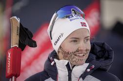 Norvežanka z narisano brado opozorila na športno problematiko
