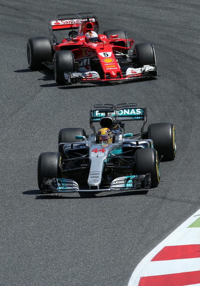 Hamilton in Vettel. | Foto: Reuters