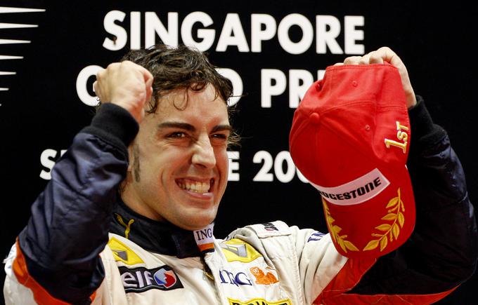 Fernando Alonso je dobil sporno VN Singapurja. | Foto: Guliverimage