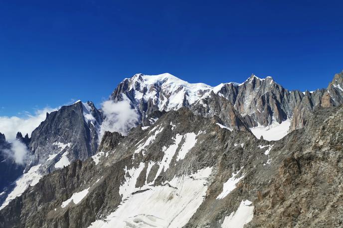 Mont Blanc, Monte Bianco, Punta Helbronner | Pogled na Mont Blanc/Monte Bianco z razgledne točke Punta Helbronner - kaj od tega je v Franciji in kaj v Italiji? | Foto Srdjan Cvjetović