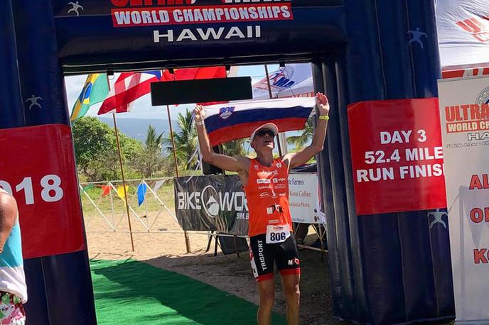 Miro Kregar | Miro Kregar je v ultramaratonu za svetovno prvenstvo na Havajih v absolutni konkurenci zasedel 5. mesto, med veterani nad 50 let pa je bil nepremagljiv. | Foto Facebook