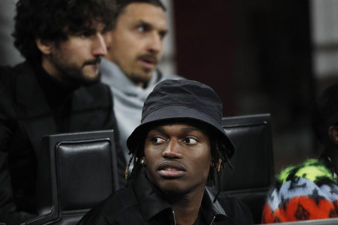 Rafael Leao zaradi poškodbe ni mogel pomagati Milanu. | Foto: Reuters