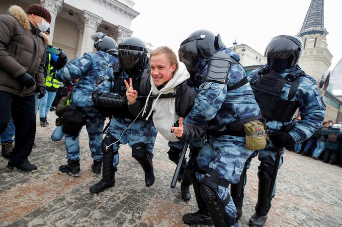 Protest v Moskvi | Foto Reuters