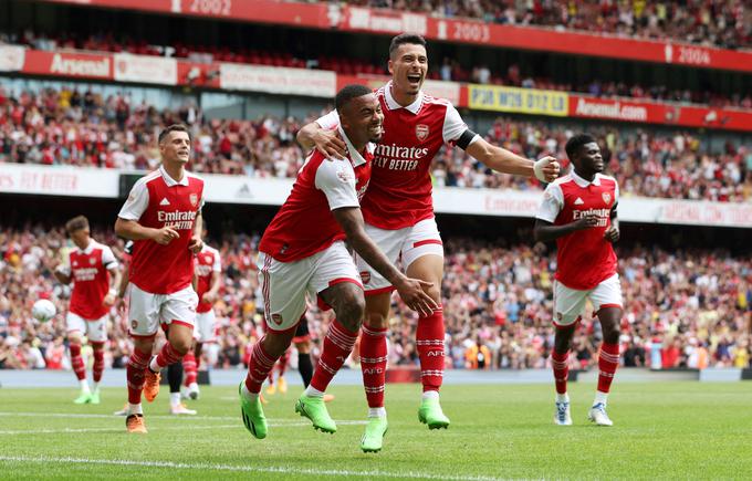 Londonski Arsenal je na pripravljalnih tekmah igral dobro. Prvak ni bil že 19 let. | Foto: Reuters