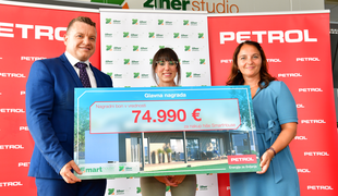 Nagrada je podeljena: bon v vrednosti 74.990 evrov za nakup hiše je prejela srečnica z Jesenic