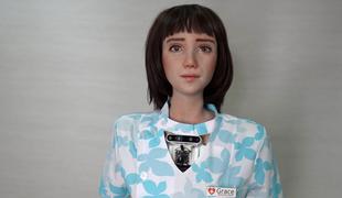 Spoznajte Grace; zaposlitev robota v času pandemije #video #foto