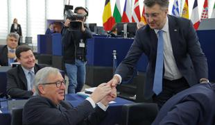 Juncker: S Plenkovićem se vedno znova zaljubiva