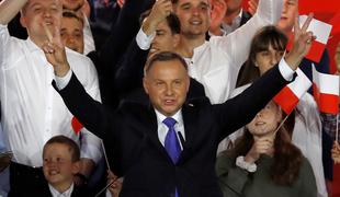 Na volitvah na Poljskem zmagal dozdajšnji predsednik Duda