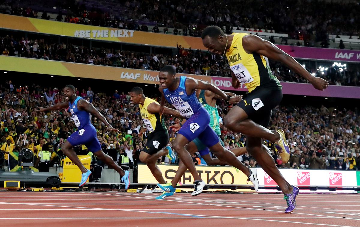 Finale 100 m London Bolt Coleman | Foto Reuters