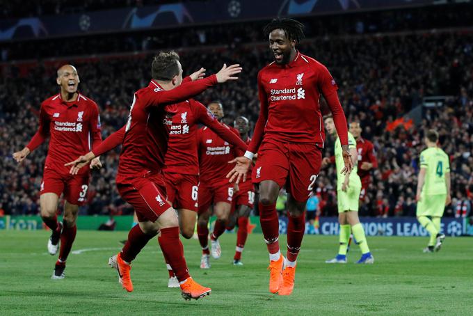 Liverpool je v torek torpediral Barcelono in jo izločil iz lige prvakov. | Foto: Reuters