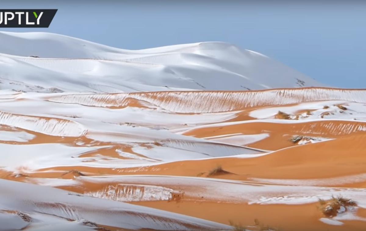 Sahara puščava sneg | Foto Ruptly