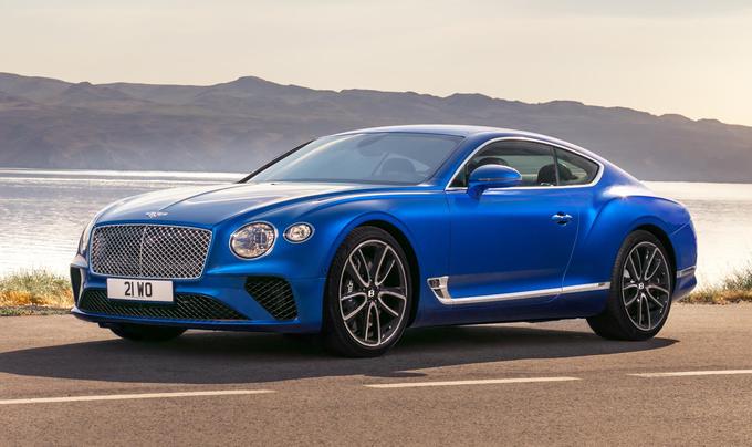 Bentley predstavlja tretjo generacijo modela continental GT. Prestižni uživaški avtomobil poganja šestlitrski motor W12 TSI z močjo 635 "konjev". Avto je dobil tudi dvosklopčni osemstopenjski samodejni menjalnik.  | Foto: 