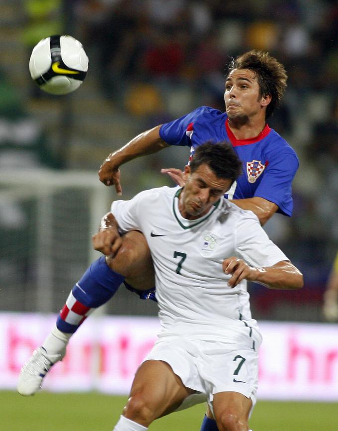 Oba zadetka za reprezentanco je dosegel proti sosedom. Prvega proti Madžarski, drugega proti Hrvaški. | Foto: Reuters